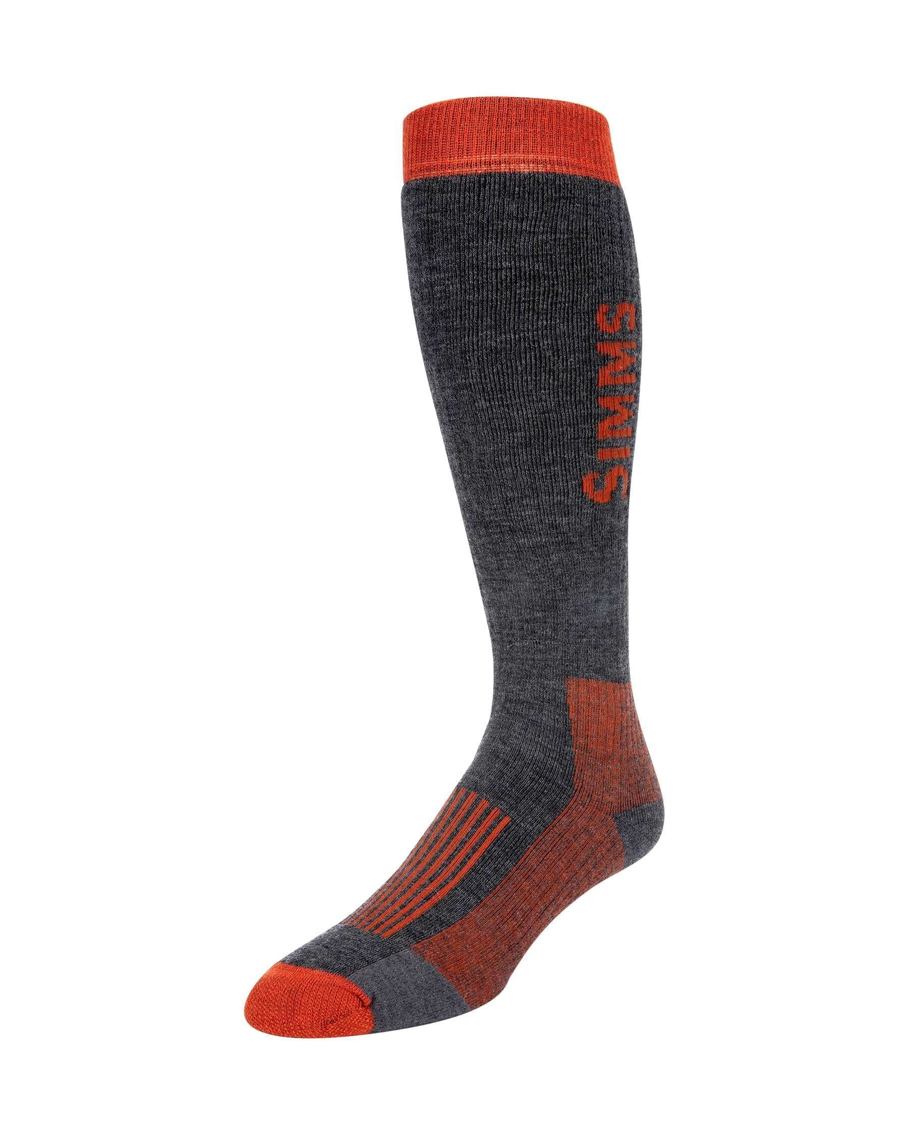 Simms Merino Midweight OTC Sock Carbon / M Hats, Gloves, Socks, Belts