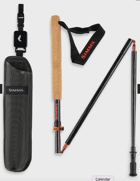 Simms Pro Wading Staff Black Fly Fishing Accessories