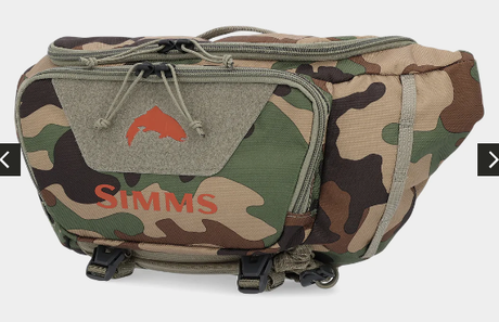 Simms Tributary Hip Pack 5L Woodland Camo Vests & Packs