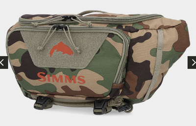 Simms Tributary Hip Pack 5L Woodland Camo Vests & Packs