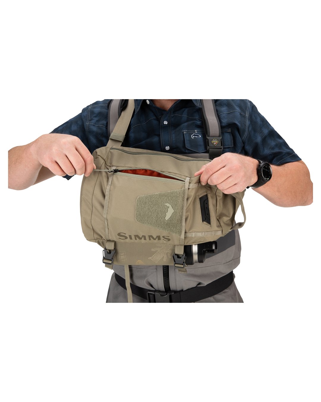 Simms Tributary Sling Pack Tan Vests & Packs