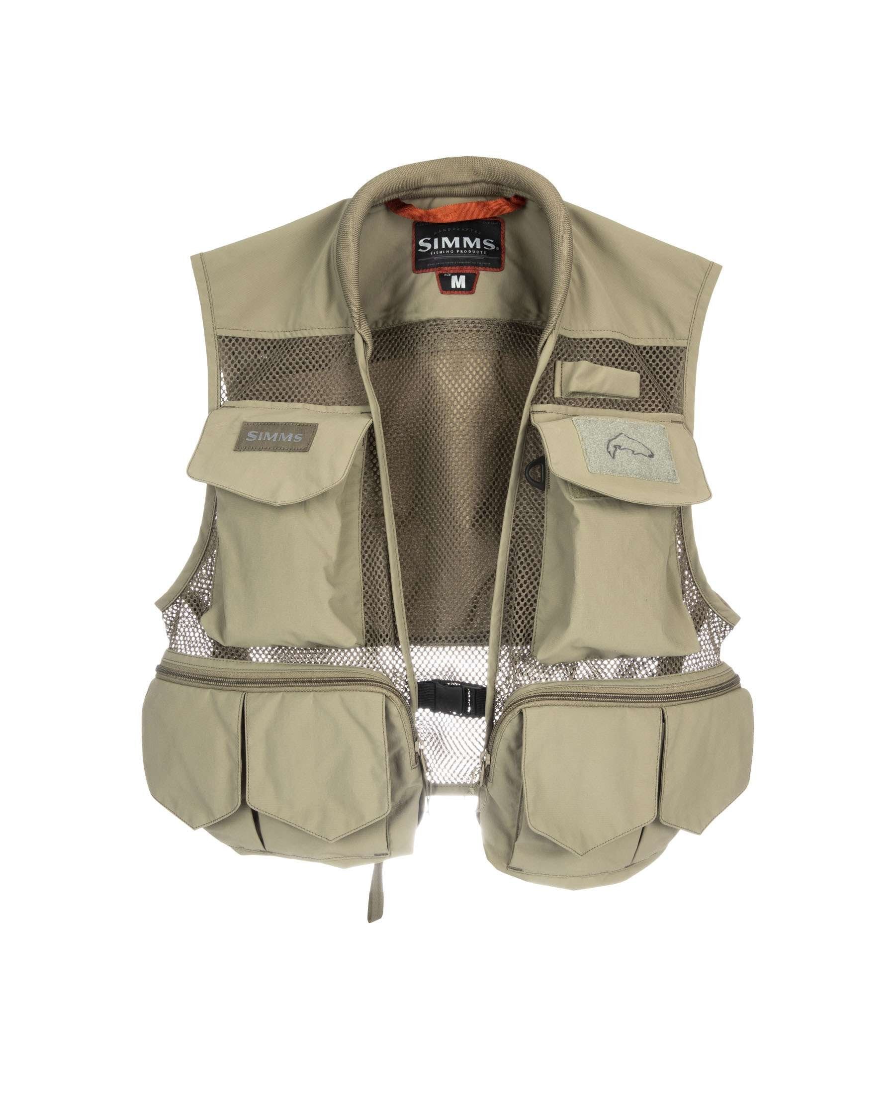 Simms Tributary Vest Tan / L Vests & Packs