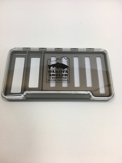 Slim Waterproof Fly Box with Logo Large Magnetic & Slotted Fly Box