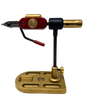 Special Edition Regal Revolution Vise Stainless Steel Jaws Bronze Pocket Base Hot Rod Red Fly Tying Vises