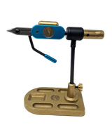 Special Edition Regal Revolution Vise Stainless Steel Jaws Bronze Pocket Base Tropical Teal Fly Tying Vises