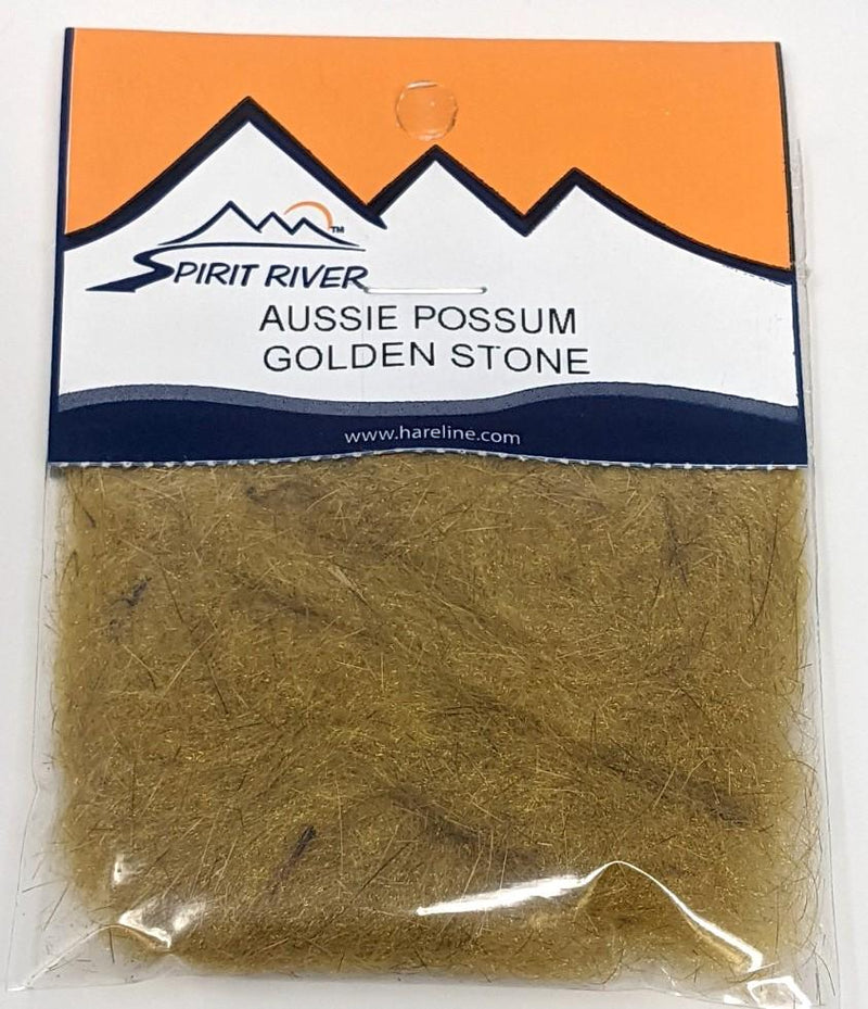 Spirit River Aussie Possum Dubbing Golden Stone 