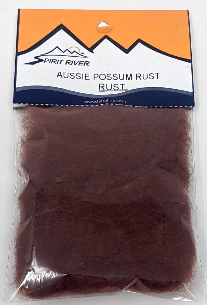 Spirit River Aussie Possum Dubbing Rust 