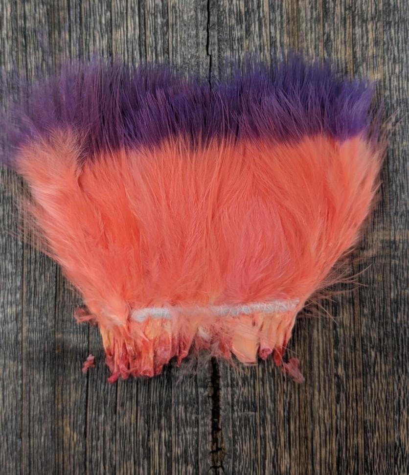 Spirit River Tiny Tip Marabou Flame Purple Saddle Hackle, Hen Hackle, Asst. Feathers