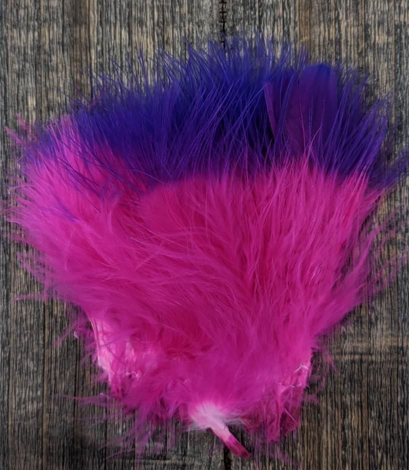 Spirit River Tiny Tip Marabou Hot Pink Purple Saddle Hackle, Hen Hackle, Asst. Feathers