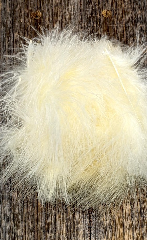 Spirit River UV2 Marabou Cahill Cream Saddle Hackle, Hen Hackle, Asst. Feathers