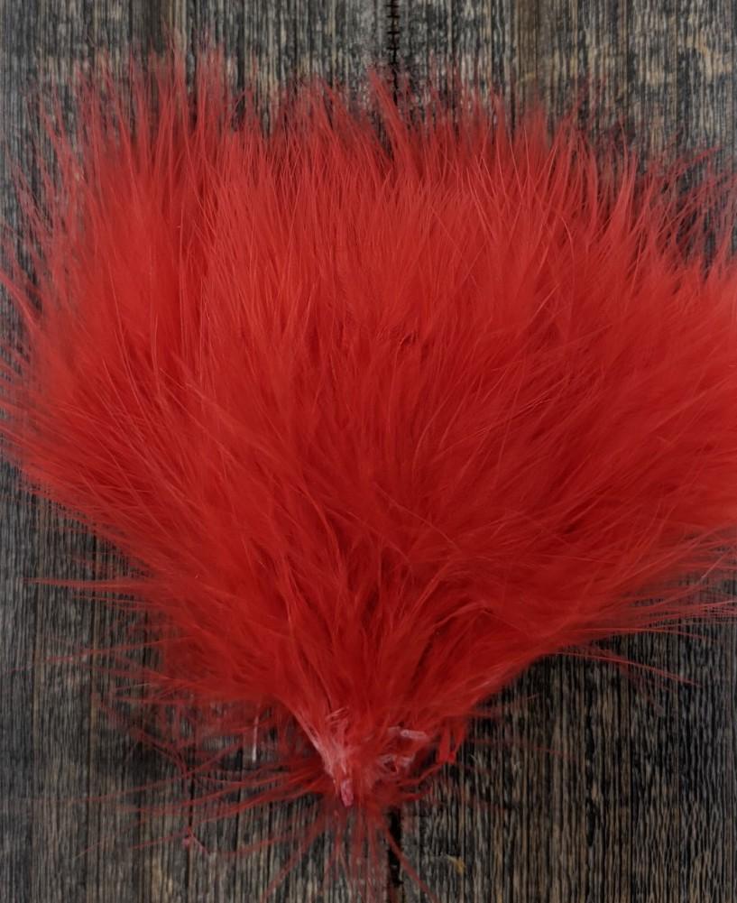 Spirit River UV2 Marabou Fl Flame Red Saddle Hackle, Hen Hackle, Asst. Feathers