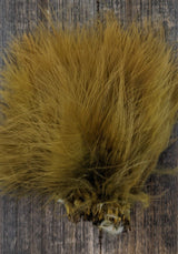 Spirit River UV2 Marabou Golden Olive Saddle Hackle, Hen Hackle, Asst. Feathers