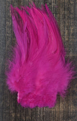 Spirit River UV2 Strung Saddle Cerise Saddle Hackle, Hen Hackle, Asst. Feathers