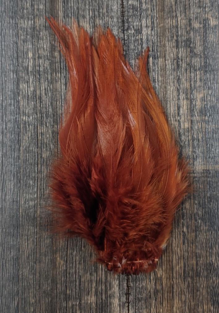 Spirit River UV2 Strung Saddle Light Rust Saddle Hackle, Hen Hackle, Asst. Feathers