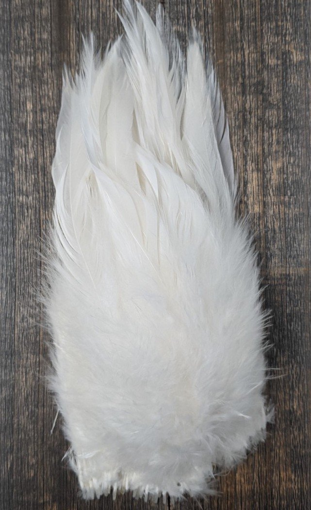 Spirit River UV2 Strung Saddle White Saddle Hackle, Hen Hackle, Asst. Feathers