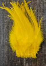 Spirit River UV2 Strung Saddle Yellow Saddle Hackle, Hen Hackle, Asst. Feathers