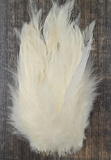 Spirit River UV2 Strung Schlappen Cahill Cream Saddle Hackle, Hen Hackle, Asst. Feathers