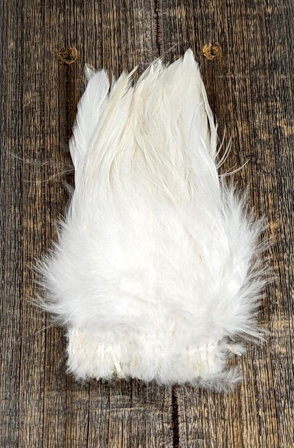 Spirit River UV2 Strung Schlappen White Saddle Hackle, Hen Hackle, Asst. Feathers