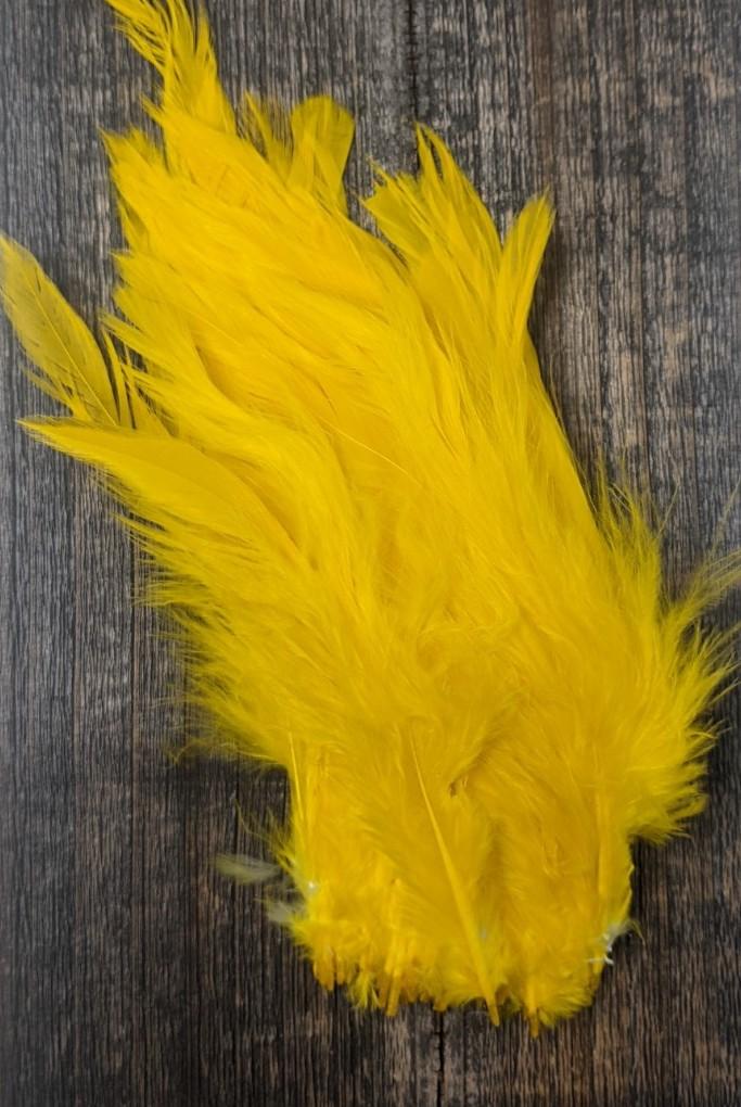 Spirit River UV2 Strung Schlappen Yellow Saddle Hackle, Hen Hackle, Asst. Feathers