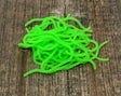Squirmitos Squiggly Worm Material Fl. Chartreuse #127 Chenilles, Body Materials