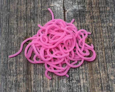 Squirmitos Squiggly Worm Material Pink #289 Chenilles, Body Materials