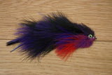 Staton's Threesome Articulated Streamer Black/purple/red