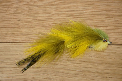 Staton's Threesome Articulated Streamer Olive/Yellow