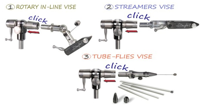 Stonfo Transformer Vise heads