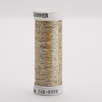 Sulky Metallic Thread 250 yd. Spool Holoshimmer Yellow Gold #6008 Wires, Tinsels