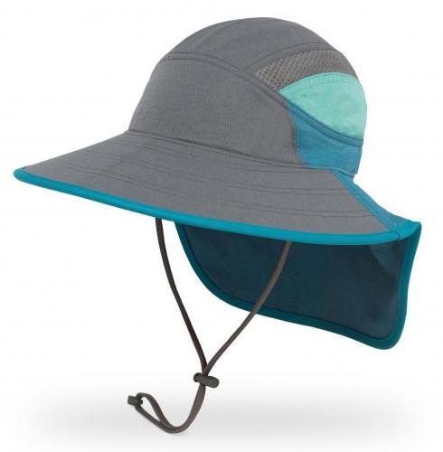 Sunday Afternoons Kids' Ultra Adventure Hat Cinder/Blue Mountain / Large Hats, Gloves, Socks, Belts