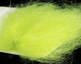 Sybai Ghost Hair Chartreuse Flash, Wing Materials