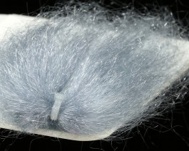 Sybai Ghost Hair Ice Silver Gray Flash, Wing Materials