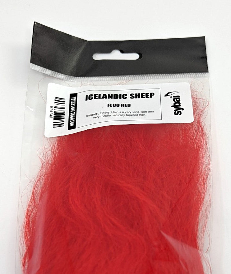 Sybai Icelandic Sheep Fluorescent Red Hair, Fur