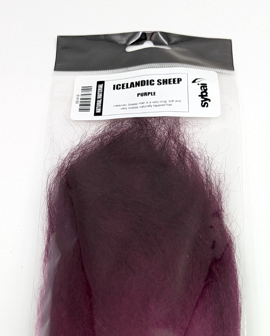 Sybai Icelandic Sheep Purple Hair, Fur