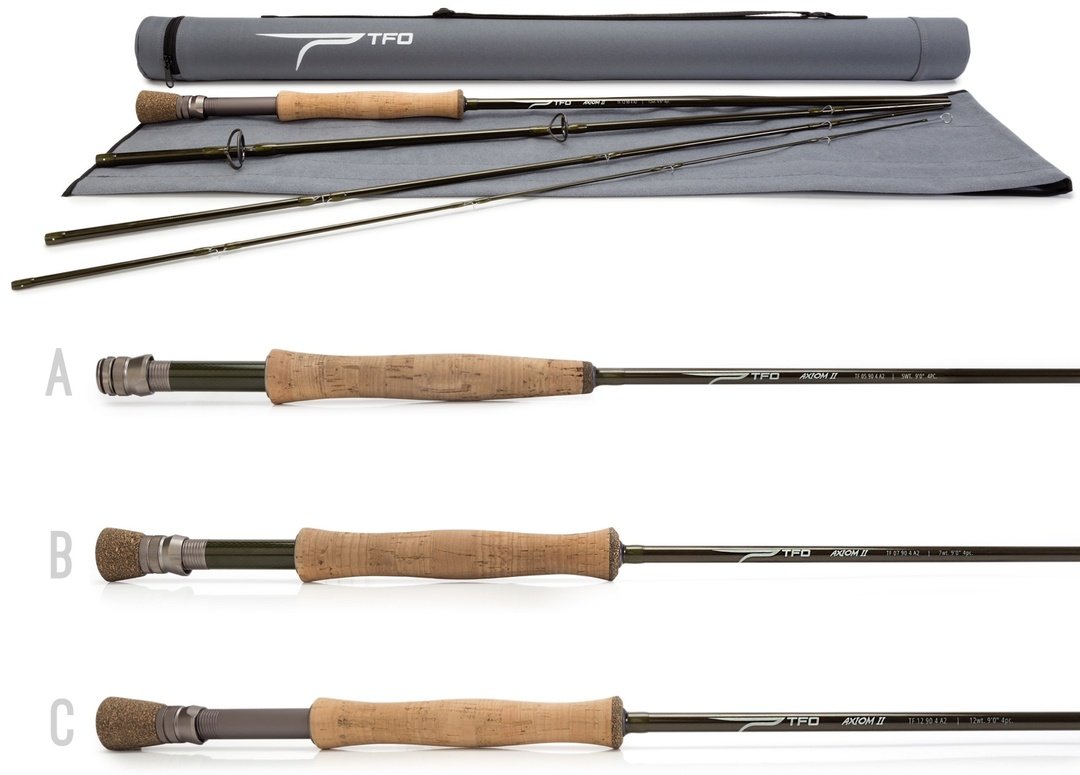 TFO Axiom II 9' 8 weight Fly Rod