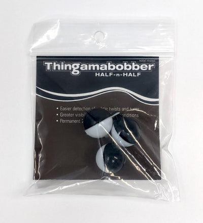 Thingamabobber Half-n-Half 3pk - Black/White 3/4" Strike Indicators
