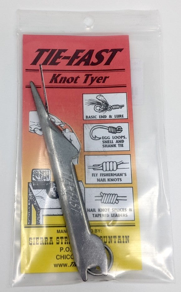 Tie-Fast Knot Tyer Silver Fly Fishing Accessories
