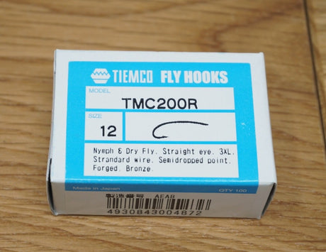 Tiemco 200R Hook 100 Pack 20 Hooks