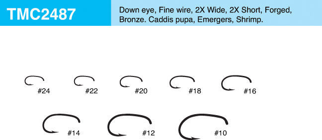 Tiemco Fly Tying Hooks- Tiemco Hook Chart – Dakota Angler
