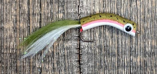 Todd's Wiggle Minnow Rainbow / 6 Flies