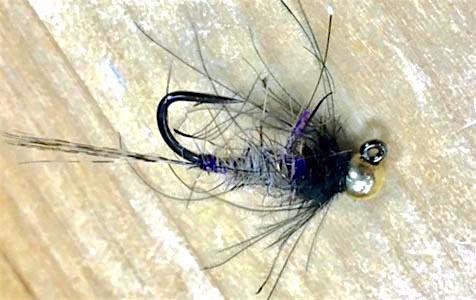 Tungsten Jig Brush Hog Nymph 12 Flies