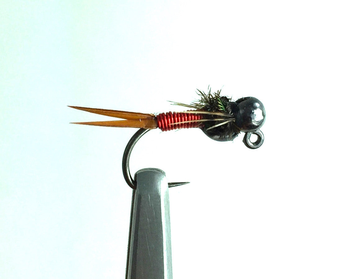 Tungsten Jig Red Copper John Nymph 14 Default Trout Flies