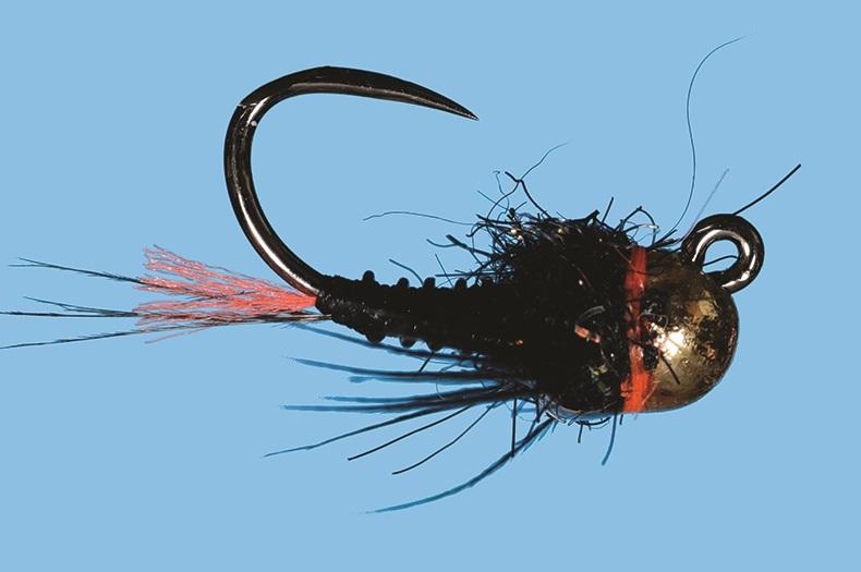 Tungsten Jig TNT Black / 14 Flies