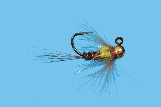 Tungsten Jig Yellow Spot Nymph Flies