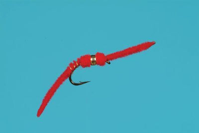 Tungsten San Juan Worm Red Trout Flies Fishing