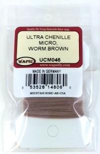 Ultra Chenille Worm Brown / Micro Chenilles, Body Materials