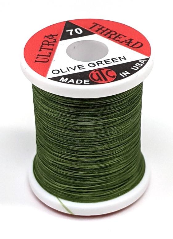 Ultra Thread 70 Denier Olive Green Threads