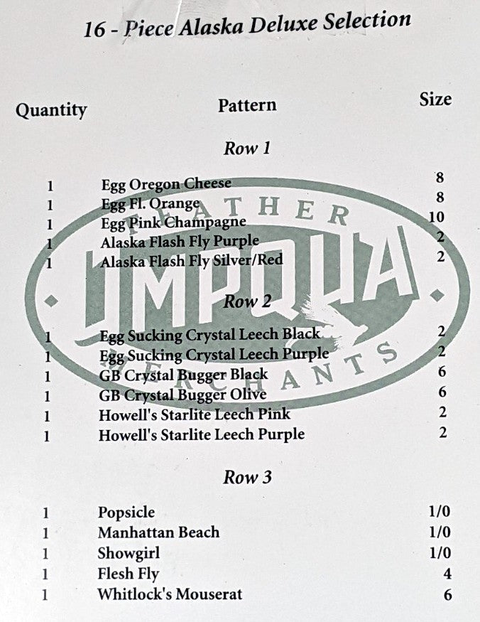 Umpqua Alaska Deluxe Fly Selection Flies