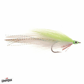 Umpqua Deceiver Chartreuse/White / 1/0 Flies