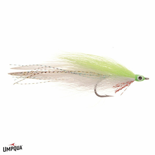 Umpqua Deceiver Chartreuse/White / 1/0 Flies